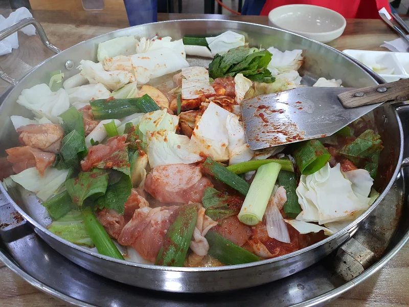 군자닭갈비 조리전