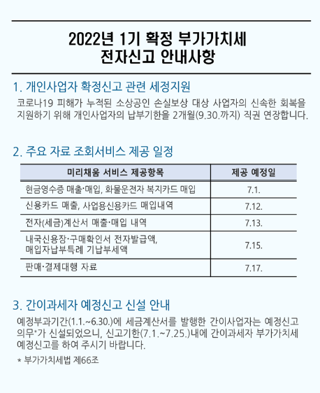  홈택스 부가가치세 셀프 신고하는 방법(부가세 셀프 신고)