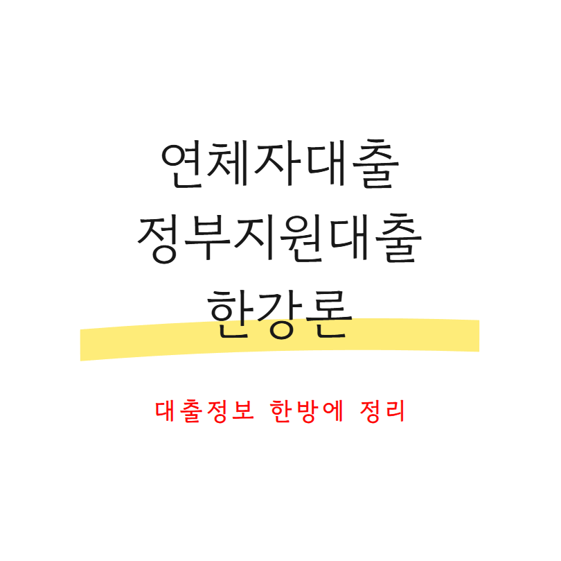 연체자대출한강론