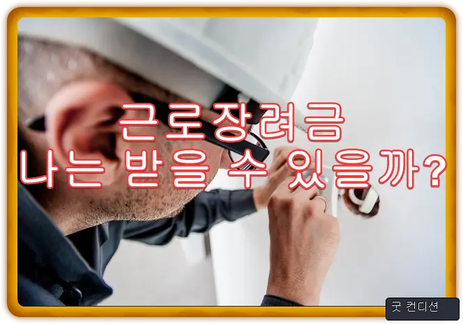 근로 장려금 지급 대상자 확인