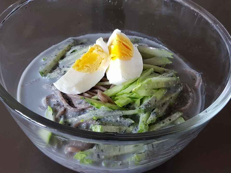 서리태콩국수