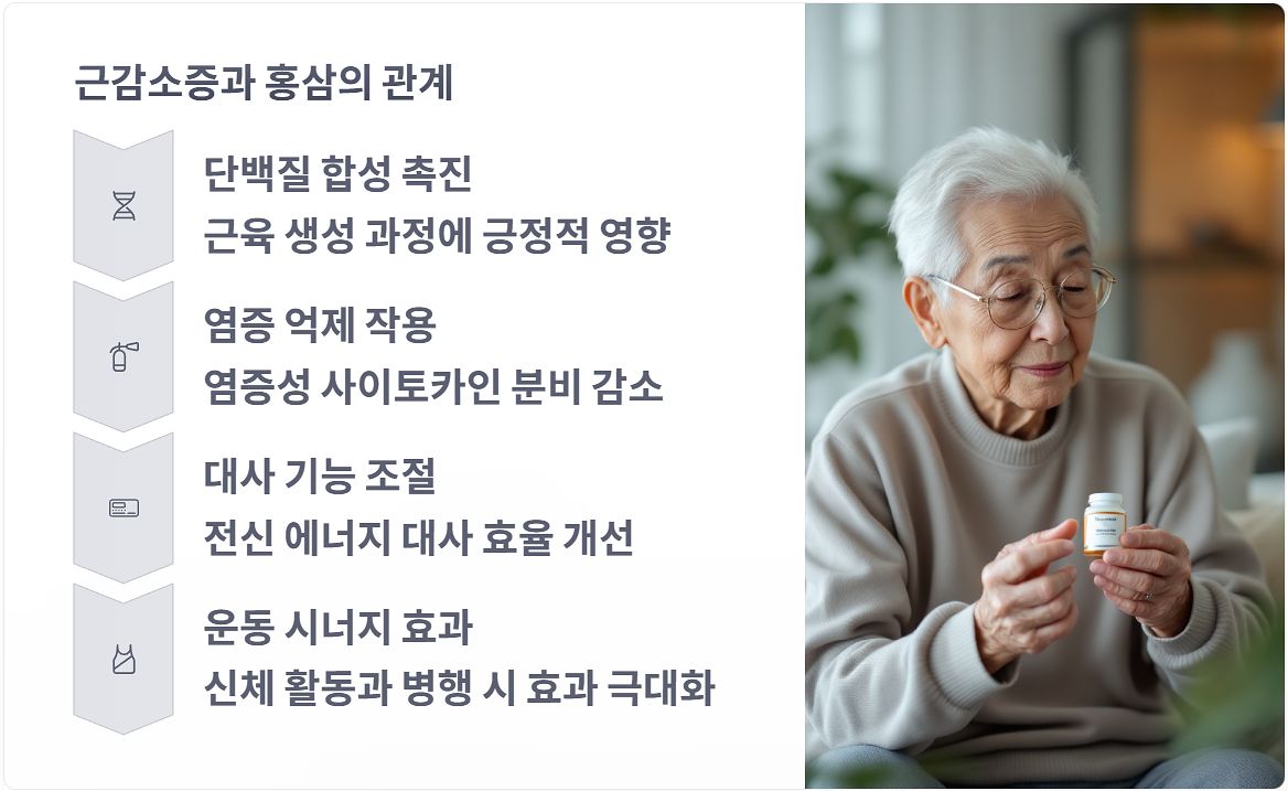 근감소증과 홍삼의 관계