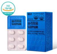 웰릿 슬리피움 락티움 L 테아닌 스트레스로 인한 긴장 완화에 도움 수면 질 개선 30정, 1개
