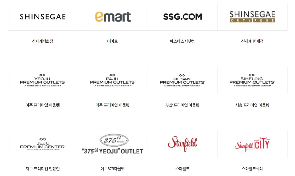 신세계 상품권 사용처