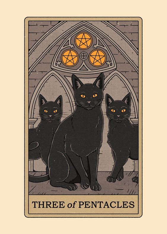  타로카트독학- 마이너/동전/ THREE OF PENTACLES (동전3번 )