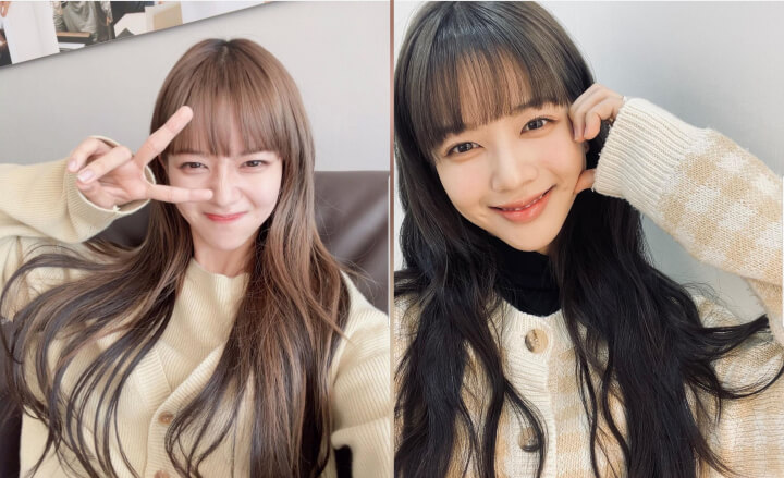 2장의-셀카-모습이-보이고-있습니다
