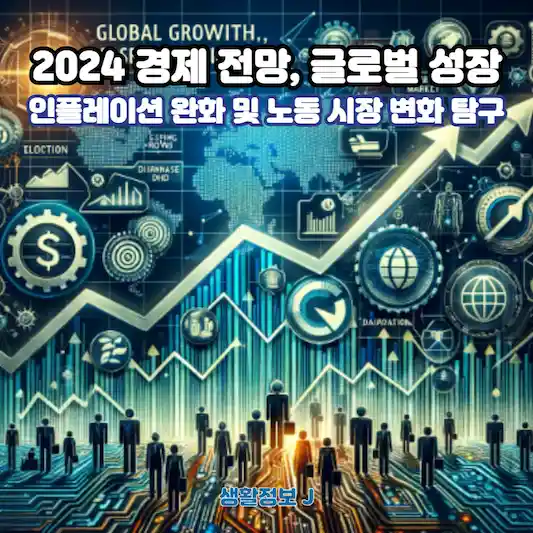 2024 경제 전망&#44; 글로벌 성장&#44; 인플레이션 완화 및 노동 시장 변화 탐구