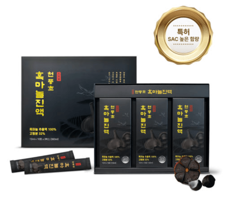 천풍초-흑마늘-즙-진액-30포-한박스-제품-사진