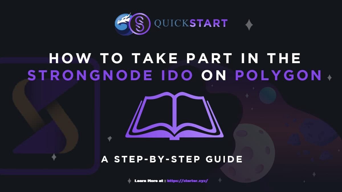  [StrongNode] 가이드: Starter에서 StrongNode Edge IDO 참가 방법