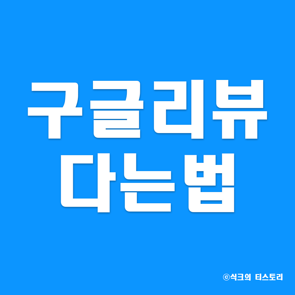  구글리뷰 다는법