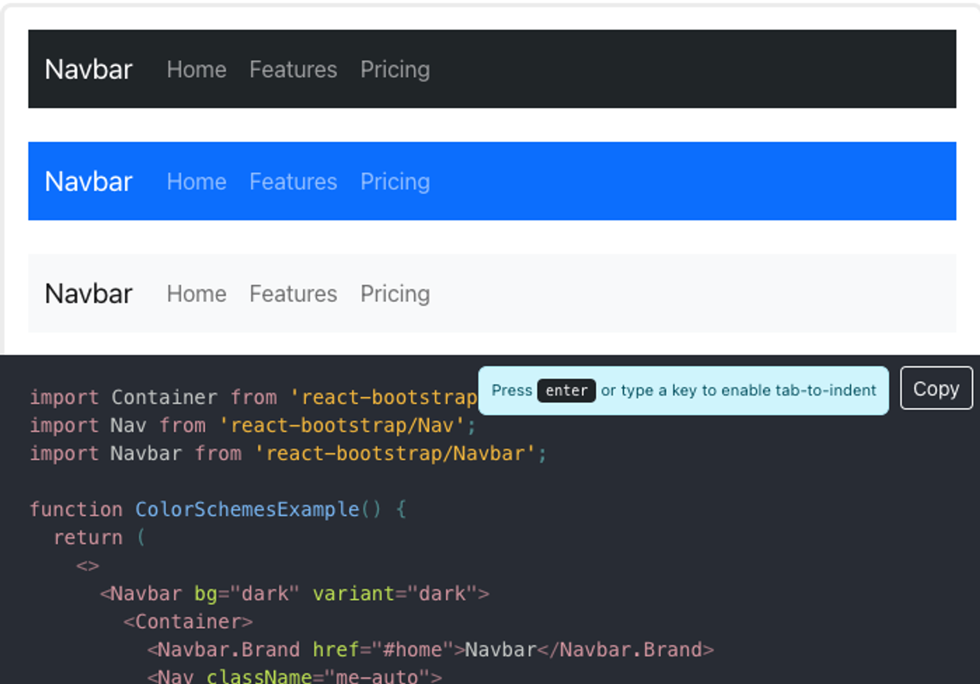 React - React-Bootstrap