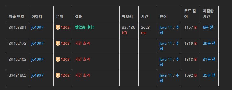  [백준] 1202번 보석 도둑 (자바 풀이)
