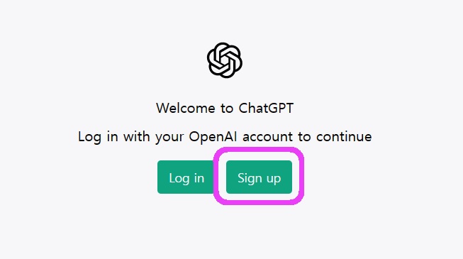 sign up