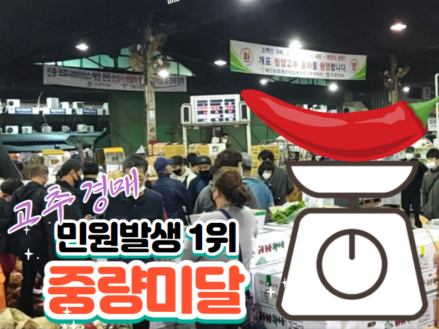  [도매시장 출하시 주의할 점] 농산물 경매이후 가장 많이 제기되는 민원 "중량미달"