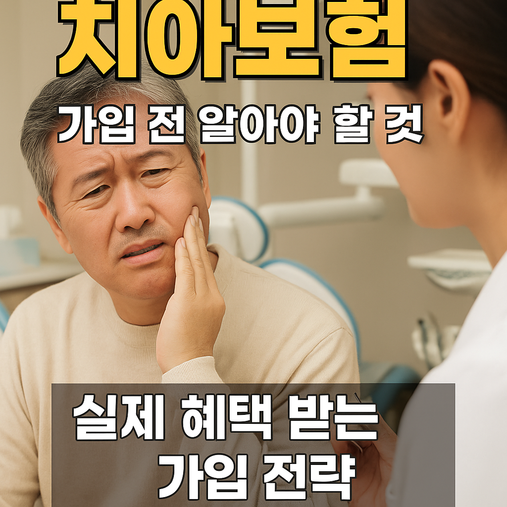 치아보험 가입 전 알아야 할 것 ❘ 실제 혜택 받는 가입 전략