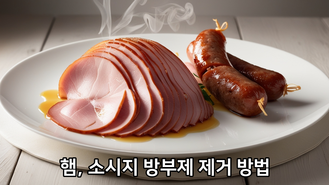 햄, 소시지 방부제 제거 방법 + 훈제 제품 색소 제거 간단한 방법