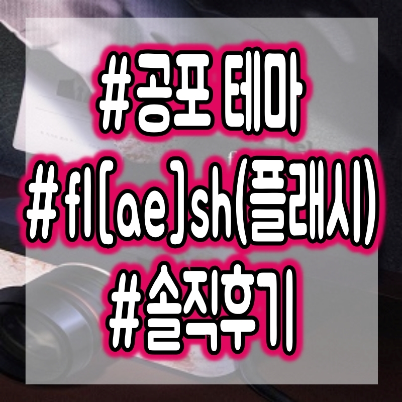  [방탈출] fl[ae]sh(플래시) - 건대 황금열쇠 플레이 후기!!