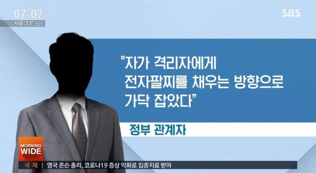  코로나19 자가격리자 전자팔찌?손목밴드?