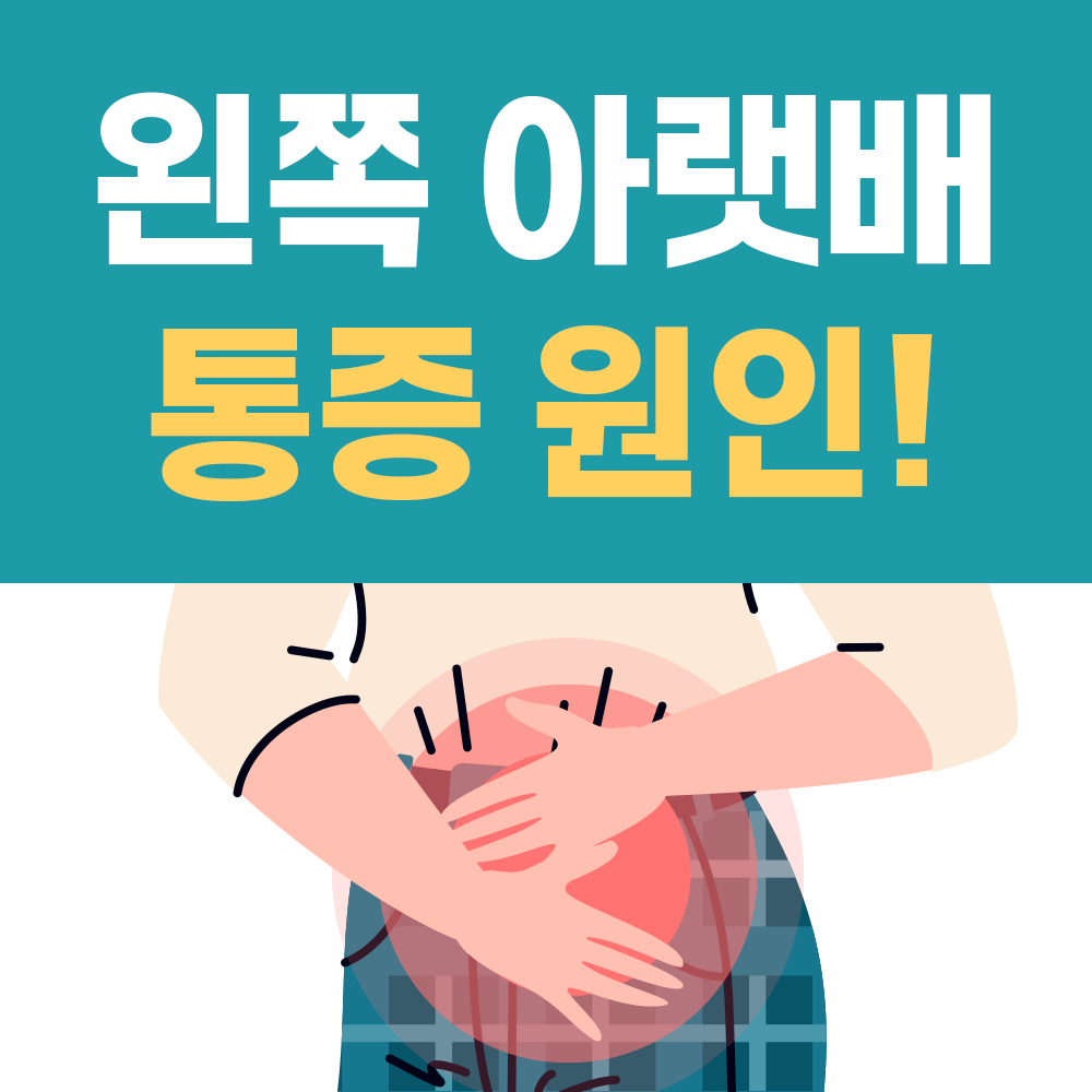 여자왼쪽아랫배 통증의 원인은?