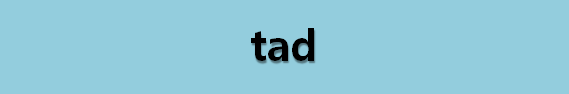  뉴스로 영어 공부하기: tad (조금)