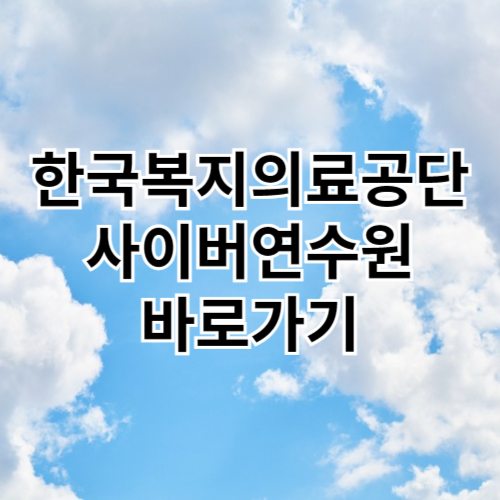 한국보훈복지의료공단 사이버연수원 바로가기 (ubion.co.kr)