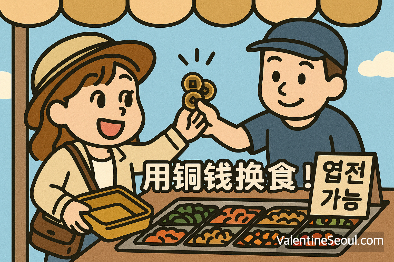 首尔西村通仁市场游览,铜钱盒饭与美食店秘诀全攻略(最新)