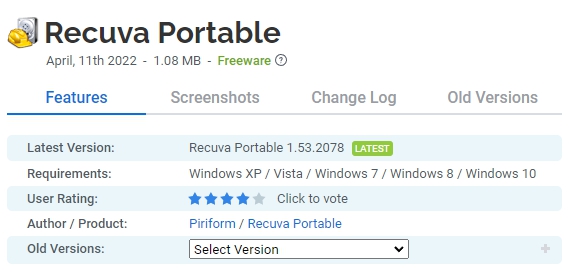 Recuva-Portable