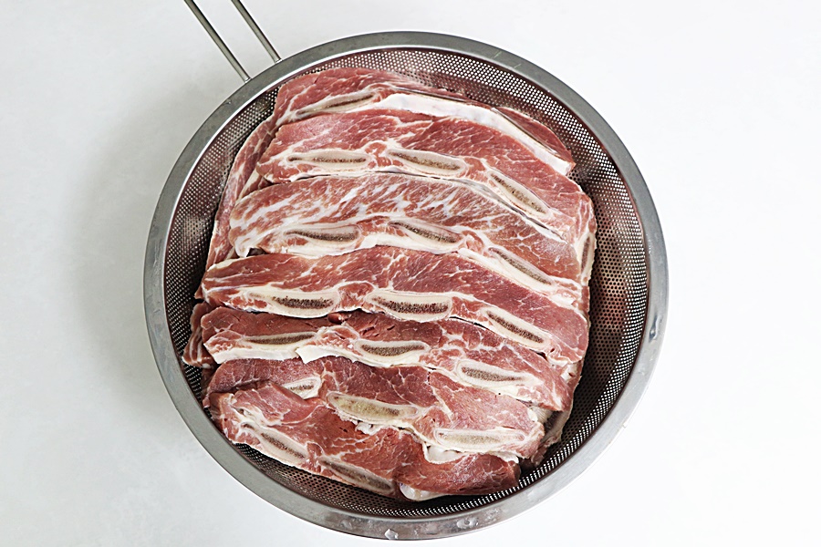 추석명절 LA갈비구이만드는법 LA갈비재는법 9