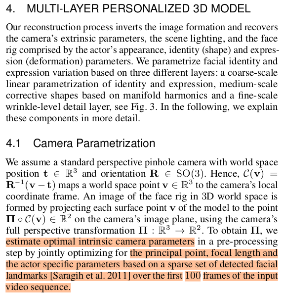 Reconstruction of Personalized 3D Face Rigs from Monocular Video