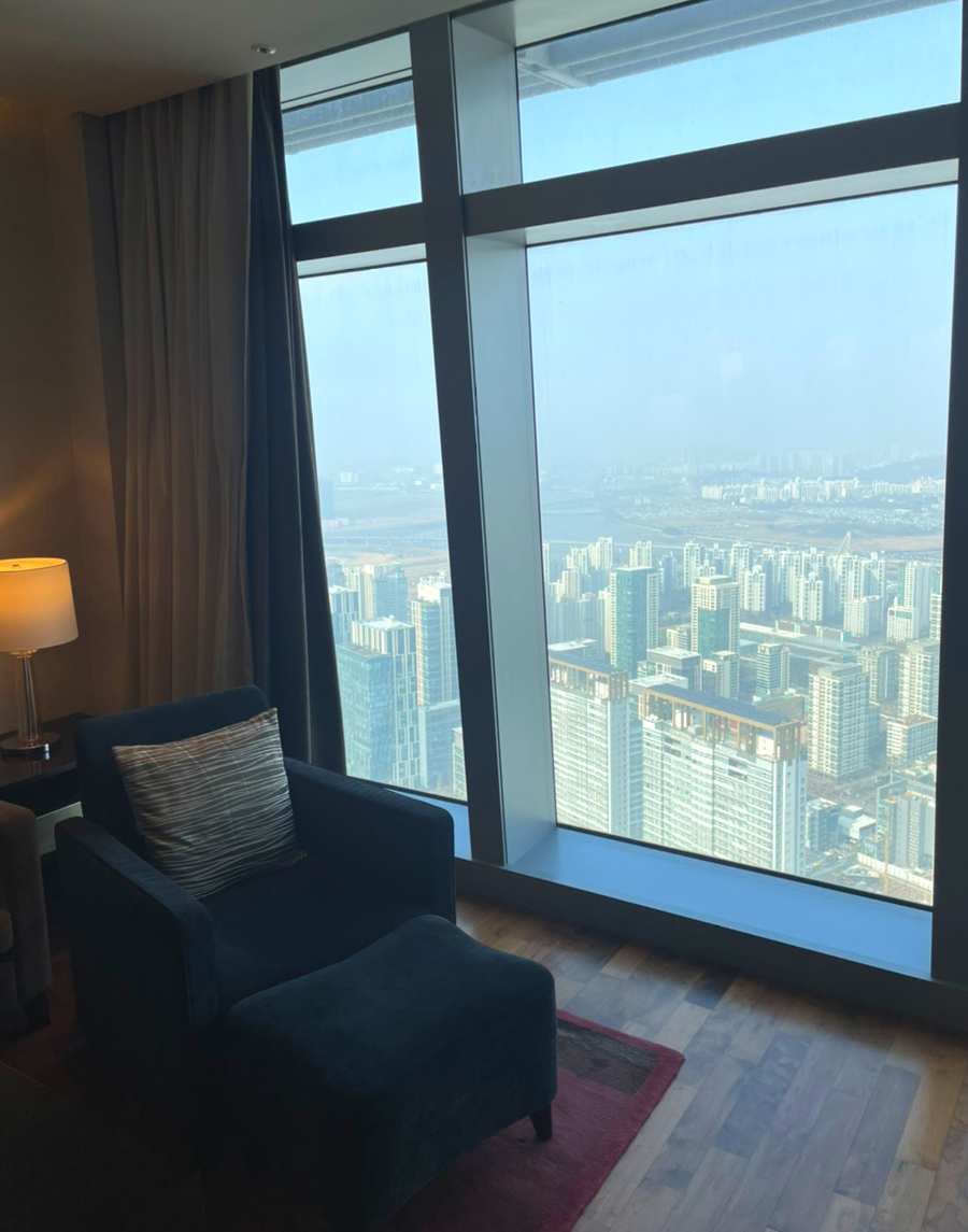 인천 송도 야경 송도 호캉스 추천! 오크우드 프리미어 56