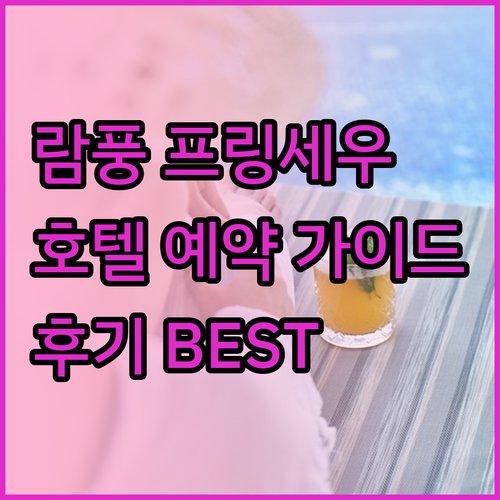 인도네시아 람풍 프링세우 호텔 예약 