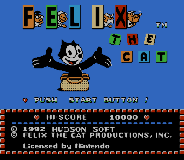  NES ROMS - Felix the Cat (EUROPE / 유럽판 롬파일 다운로드)