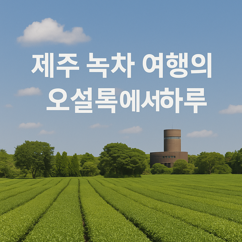 제주 녹차 여행의 정수, 오설록에서 하루