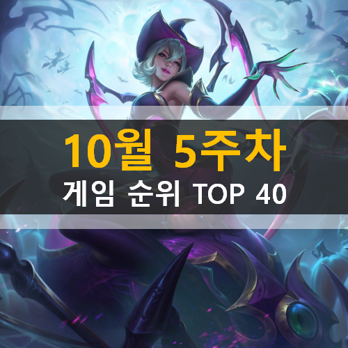  모바일게임순위 PC게임순위 온라인게임순위 스팀게임순위 (2020년 10월 5주차) 모바일 원신 PC 온라인 리그오브레전드 스팀 어몽어스