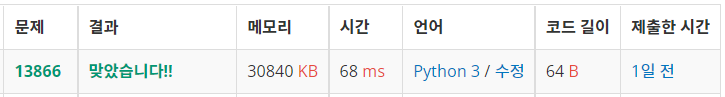  백준: 13866번 팀 나누기 (Python3)