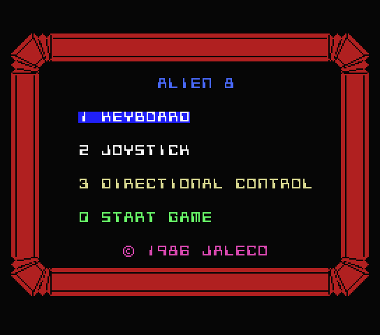  Alien 8 - MSX (재믹스) 게임 롬파일 다운로드