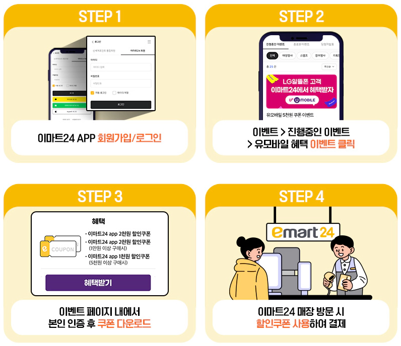 유모바일 이마트24 요금제