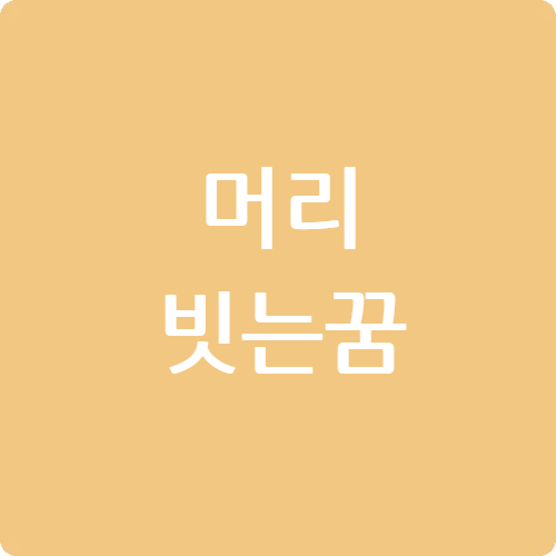 머리 빗는 꿈