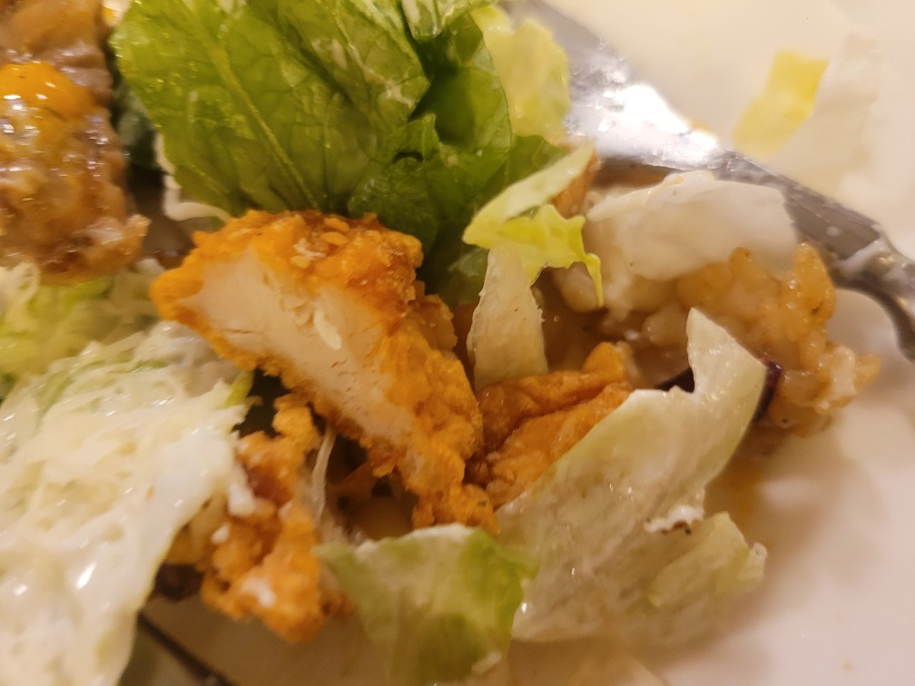파스토보이 후라이드 치킨 샐러드