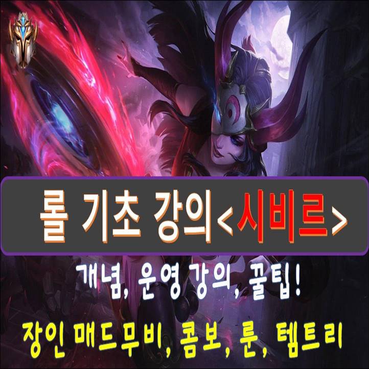  롤 시즌10 시비르 룬 템트리 공략(원딜 기초 강의)