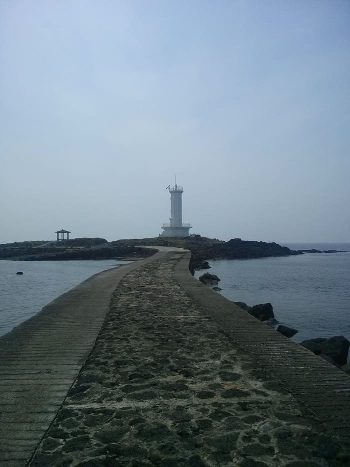  제주도 제주 해안도로 풍력발전기 등대 2015