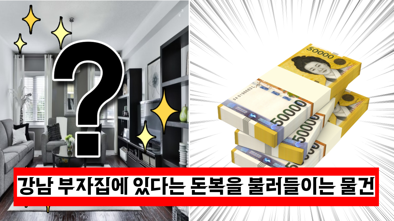  '이거 정말 대박이네요' 강남 부자들만 아는 재물운을 불러들이는 물건