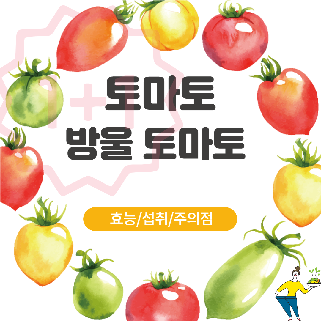  방울 토마토엔 있고, 토마토엔 없는 단 한가지(feat. 효능 총정리)