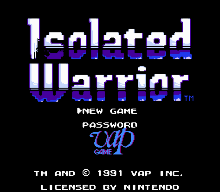  NES ROMS - Isolated Warrior (EUROPE / 유럽판 롬파일 다운로드)