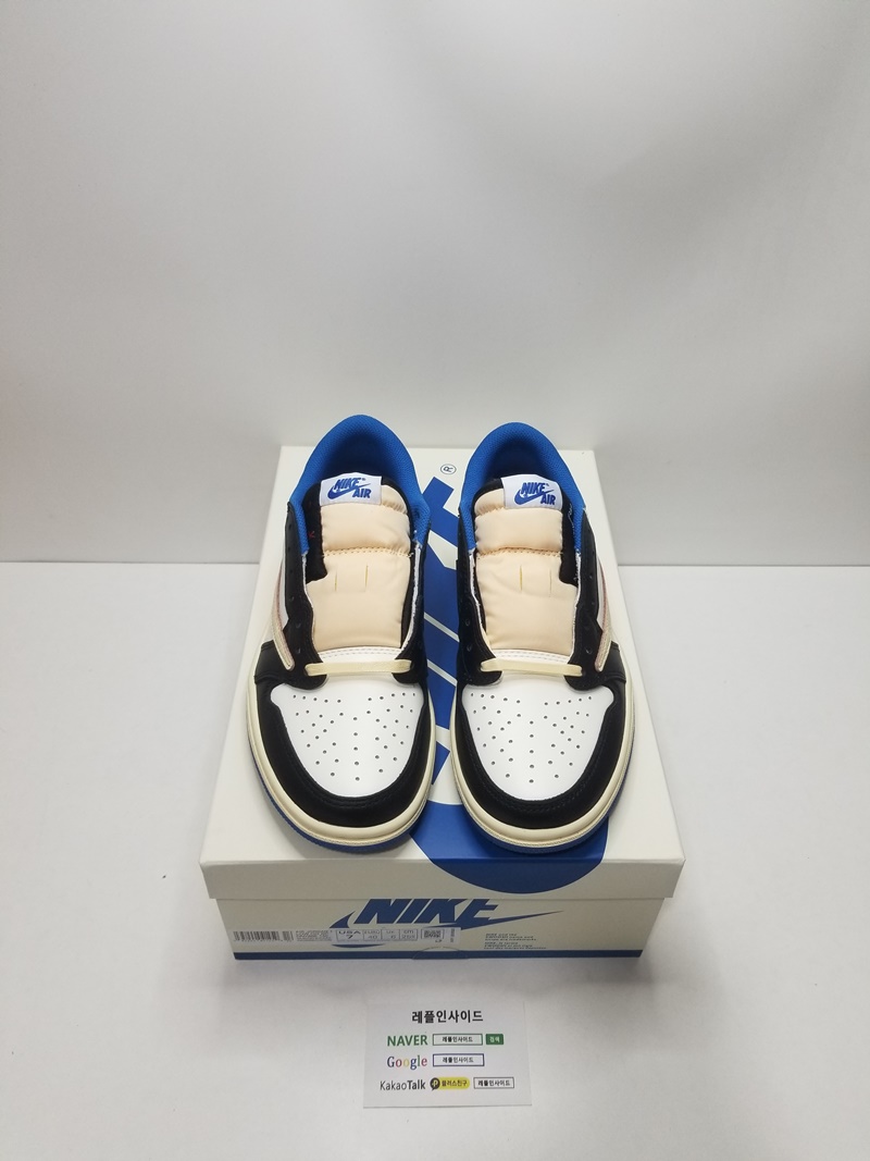  [AIR JORDAN] 트래비스 스캇 x 프라그먼트 x 에어조던1 로우 DM7866-140 남녀공용