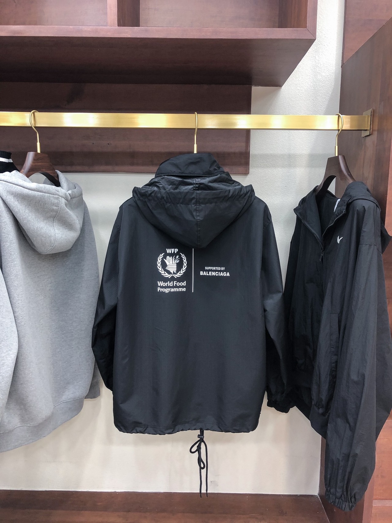  [BALENCIAGA] 발렌시아가 월드푸드 프로그램 레인 코트 자켓