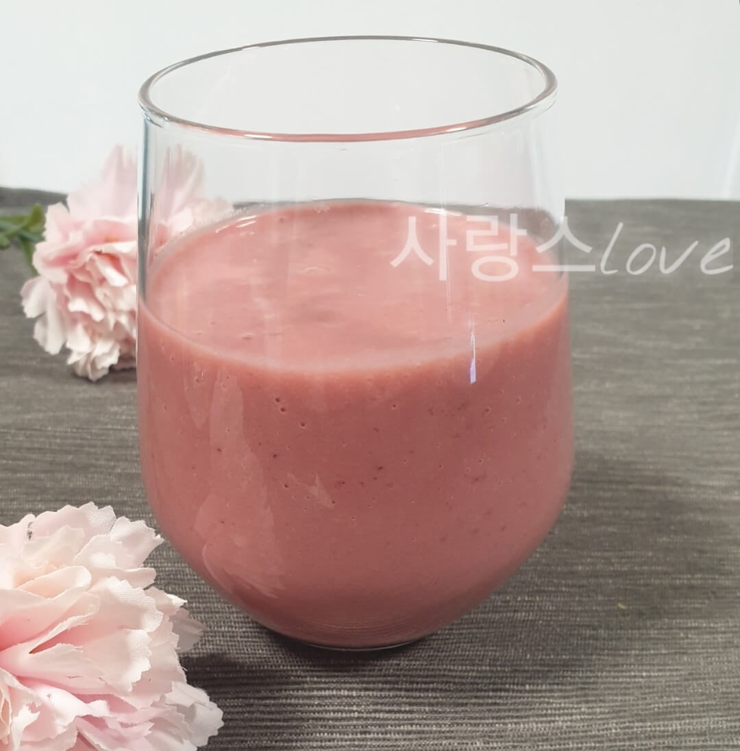 비트 바나나 스무디 만들기, 효능 좋은 비트를 맛있게 먹자!