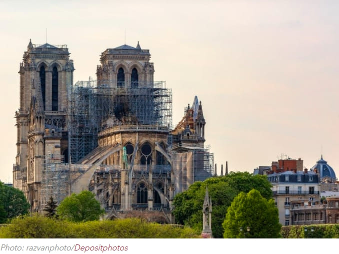  화재 소실 '노트르담 대성당' 2024년에 다시 문을 연다 VIDEO:Paris’ Iconic Notre Dame Cathedral Is Reopening to the Public in 2024