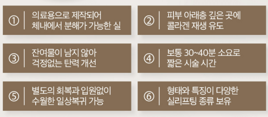 실리프팅 효과 가격 실리프팅 부작용