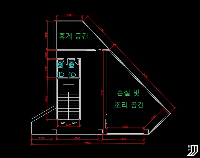 김경식 민물장어 백운점 2층 평면도